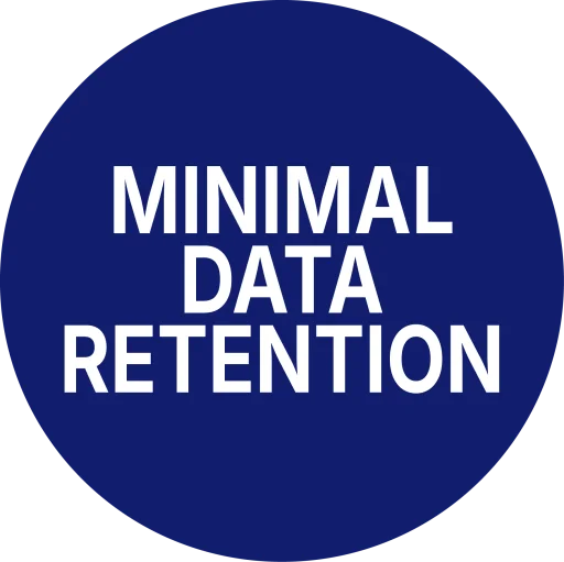 Minimal data retention