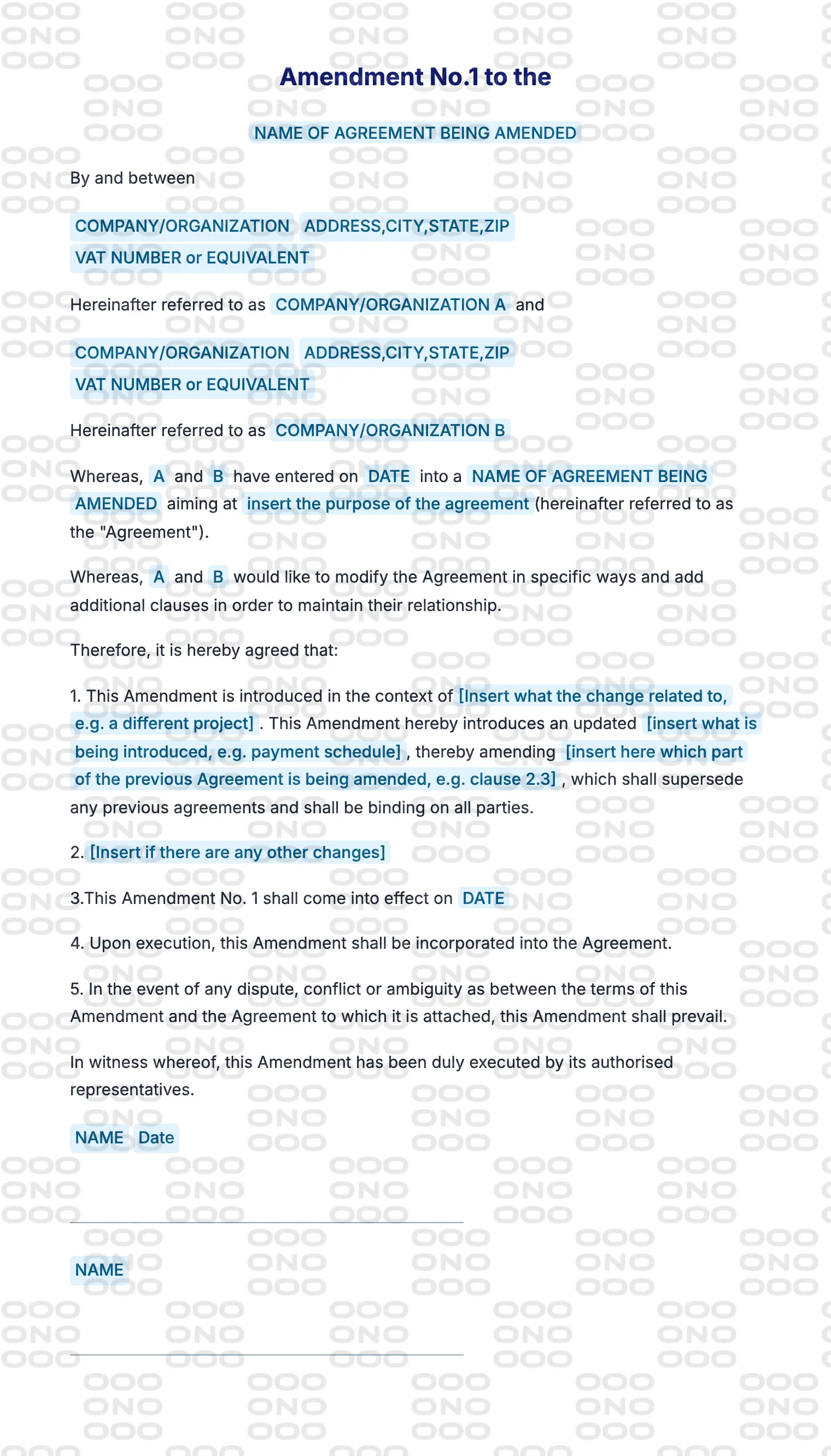 Watermarked preview of the Amendment